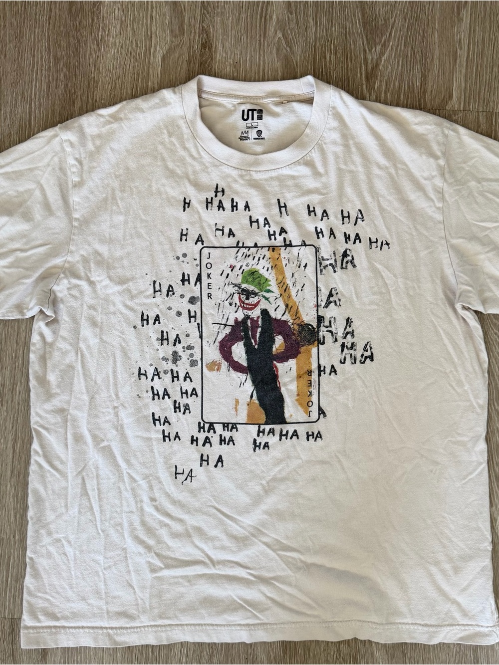 Uniqlo Basquiat Joker graphic t-shirt sz L